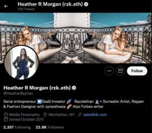 heather morgan on twitter