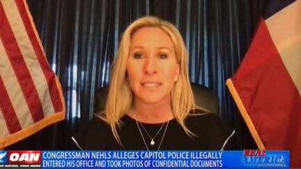 Marjorie Taylor Greene warns of gazpacho police