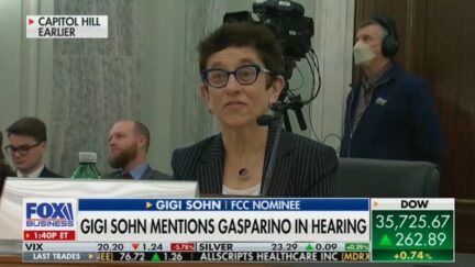 Gig Sohn before a senate committee