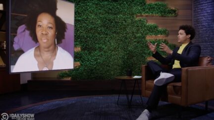 India Arie on the Daily Show with Trevor Noah