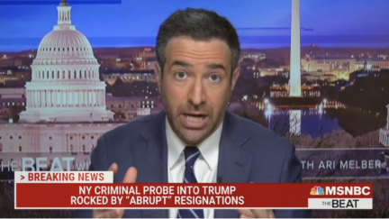 Ari Melber Stunned After Prosectors in Trump Case Quit