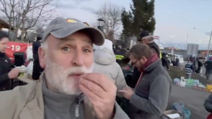 Celebrity Chef José Andrés Greets Ukrainian Refugees at Polish Border With Hot Meals
