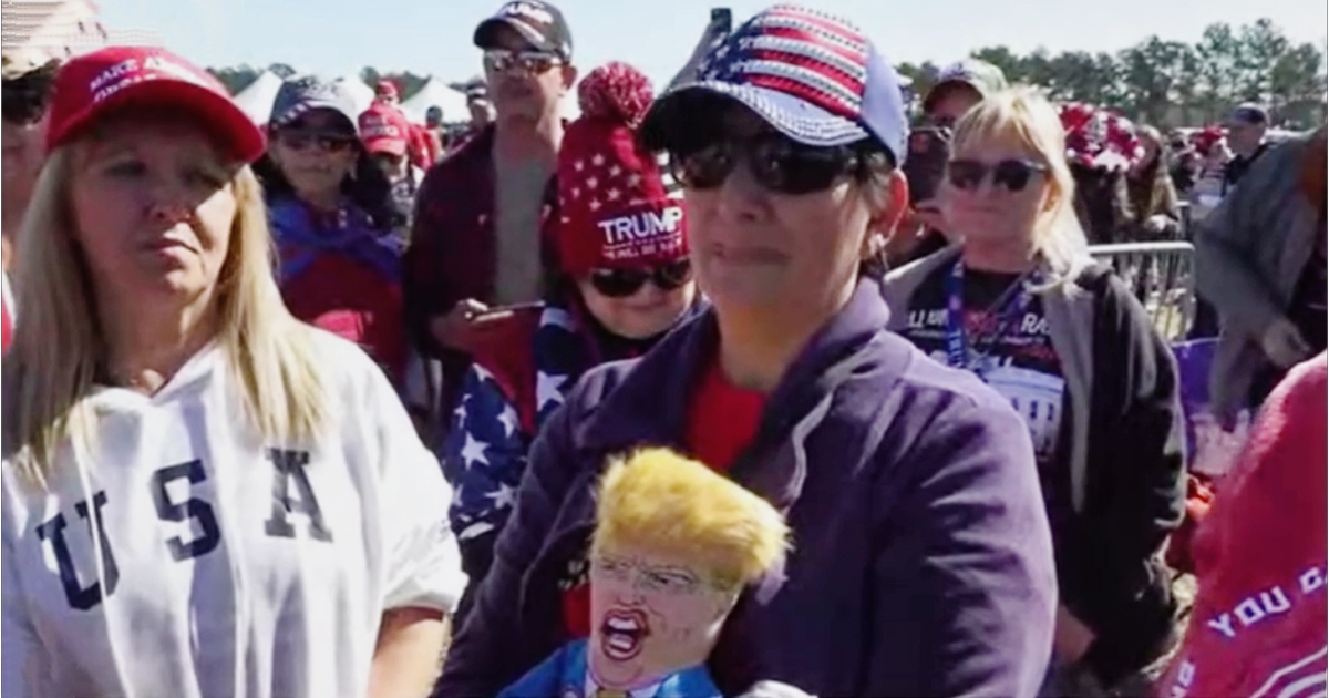 Trump supporters in Conroe, TX