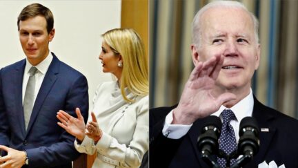 Biden Won't Honor Executive Privilege Claims From Ivanka Trump, Jared Kushner split image