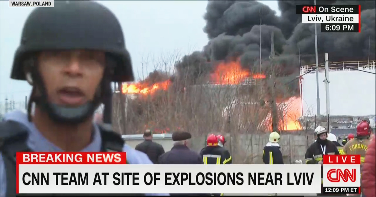 Don Lemon Ukraine Fire Lviv