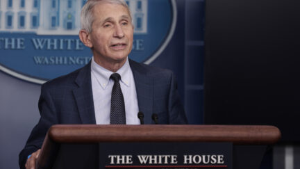 Jen Psaki Is Joined By Dr. Fauci For White House Press Briefing