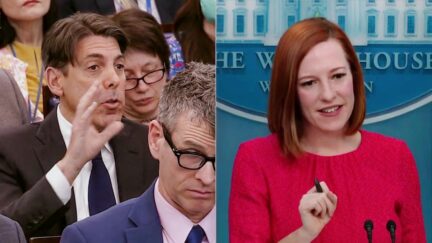 Gray TV's Jon Decker Plows Through Psaki Objection to Get His Thoughts Out