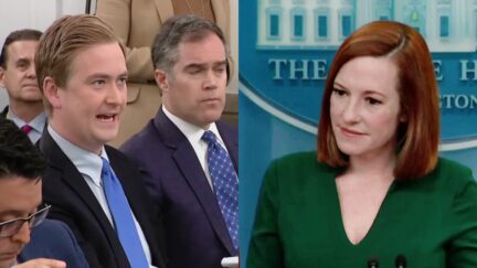 Peter Doocy Jen Psaki split image 3-10