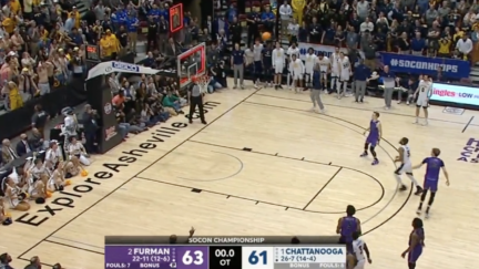 Chattanooga Clinches Tournament Bid on OT Buzzer-Beater