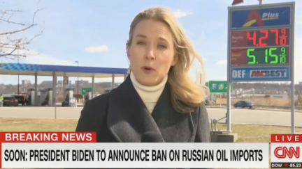CNN Reporter Says Americans are 'Okay' With Record Gas Prices if it Means 'Holding Russia Accountable'