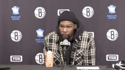 Kevin Durant Torches NYC Mayor Eric Adams for 'Stupid' Vax Rules Allowing Kyrie Irving to Attend Game But Not Play