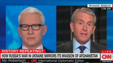 Anderson Cooper and Nic Robertson