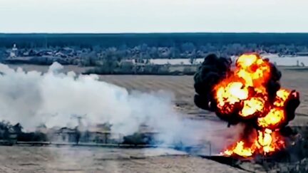 WATCH Stunning Video Posted By Ukraine of Russian Chopper Being Shot Down