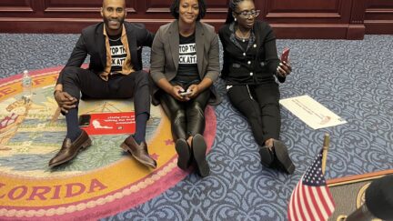 Democratic Florida State Reps. protest redistricting bill