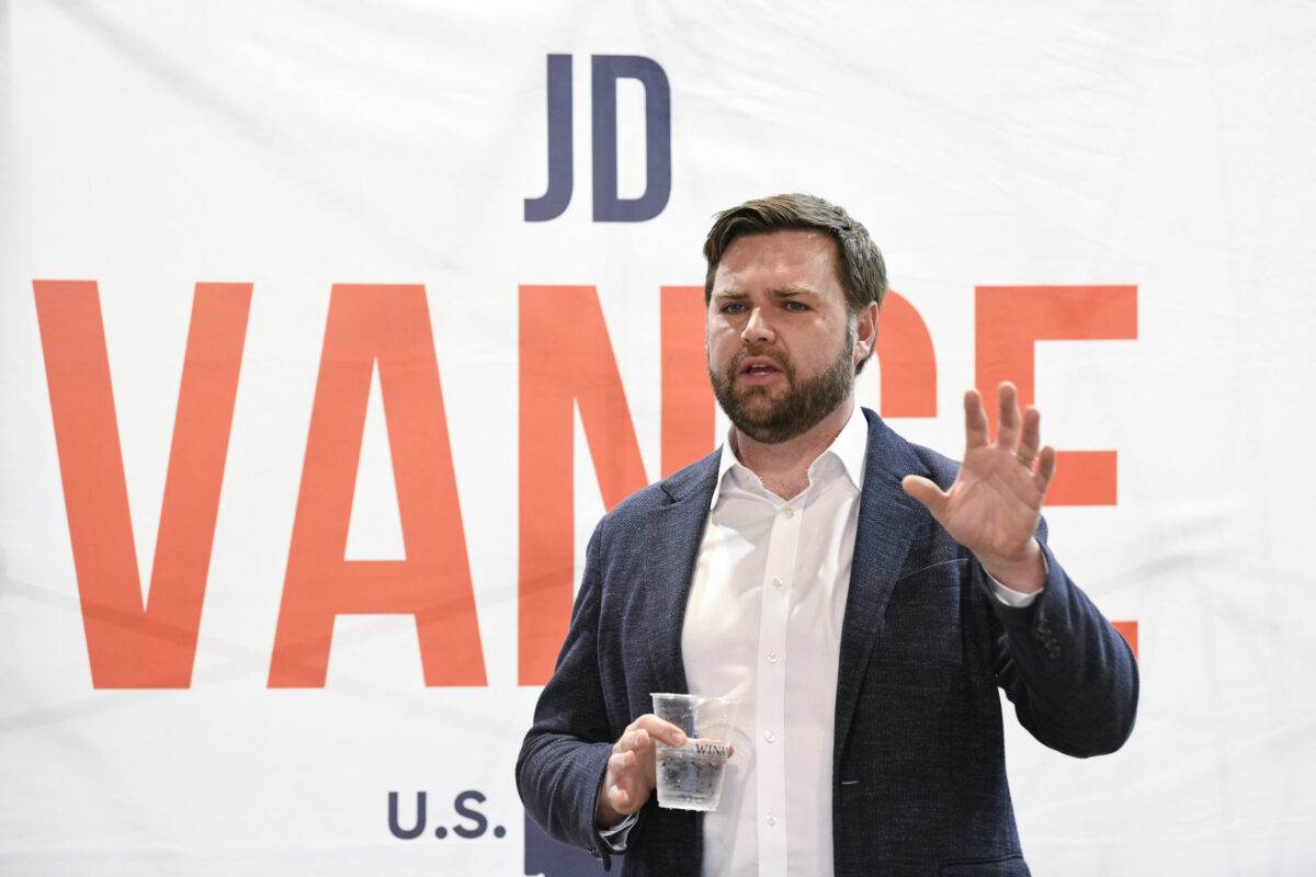 JD Vance Campaigns Ahead Of Ohio Senate Primary Election