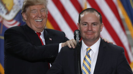 Donald Trump and Mike Lee