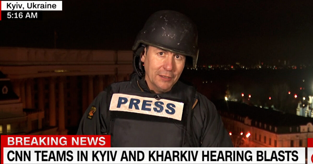 Matthew Chance CNN Kyiv Explosions