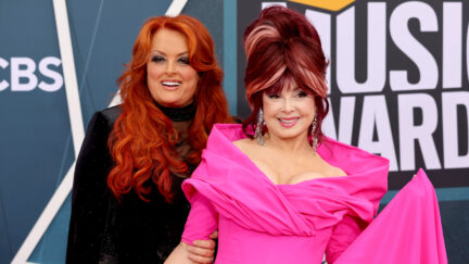 Wynonna Judd and Naomi Judd attend the 2022 CMT Music Awards at Nashville Municipal Auditorium in April of 2022