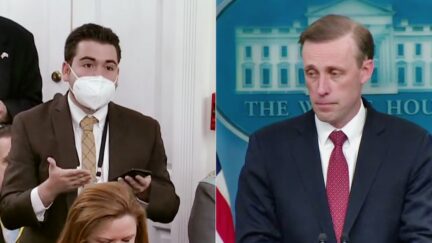 NatSec Chief Jake Sullivan Blows OffKyle Mazza Briefing Question About Trump Criticizing Biden at Rallies