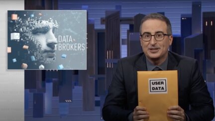 John Oliver discusses data brokers on Last Week Tonight