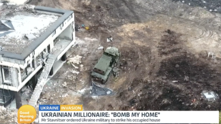 Ukrainian Man Asks for His Mansion to Be Bombed After He Sees Russians Inside on Hidden Camera: 'It's Not About Money'