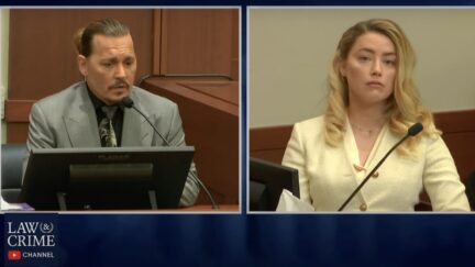 Johnny Depp and Amber Heard at Defamation Trial