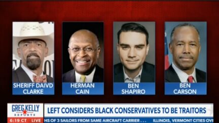 Newsmax includes Ben Shapiro as Black conservative on April 19