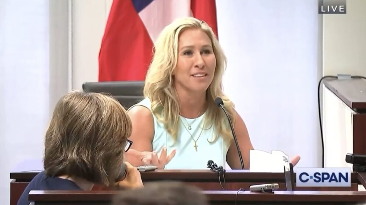 Marjorie Taylor Greene testifies at hearing