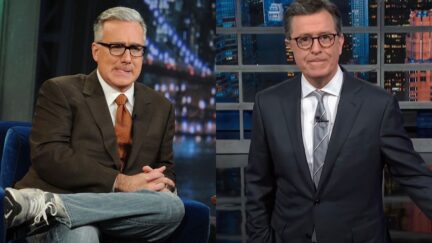 Keith Olbermann Trashes Stephen Colbert Doing 'Tedious Jokes' Instead of Having 'Guts' to Get Mulvaney Fired