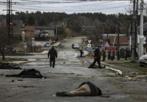 civilians killed in Bucha, Ukraine