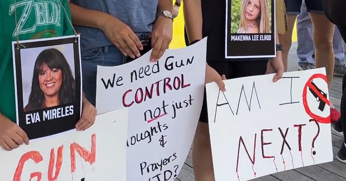 Am I Next - Kids Protest NRA Convention after Uvalde School Shooting