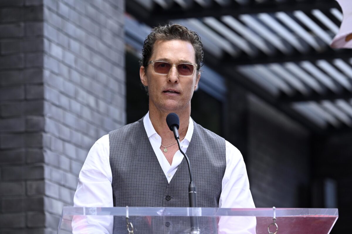 Matthew McConaughey on Hollywood Walk Of Fame