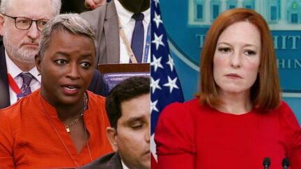 Mona Austin asks Jen Psaki about abortion
