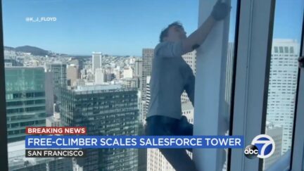 San Francisco tower climber