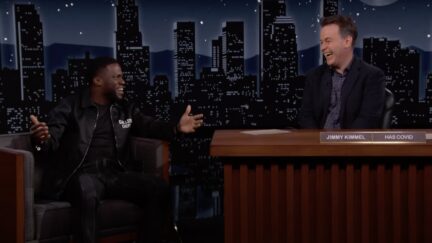Kevin Hart and 'Kimmel' guest host Mike Birbiglia discuss Dave Chappelle attack