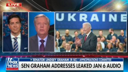 Jesse Watters and Lindsey Graham