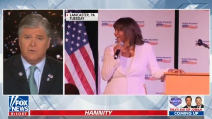 Sean Hannity talking about Kathy Barnette