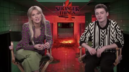 Millie Bobby Brown and Noah Schnapp of 'stranger things'