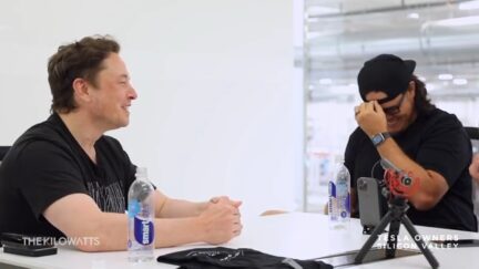 Elon Musk laughing at dead kids