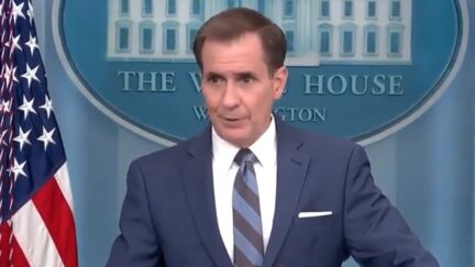 John Kirby first White House briefing