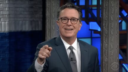 Colbert rips Joseph Biggs on LAte Night