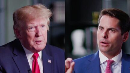 Trump Makes Nice When Newsmax Asks if DeSantis Could Be His Running Mate in 2024 - Wanders Off Topic Before Actually Answering Rob Finnerty