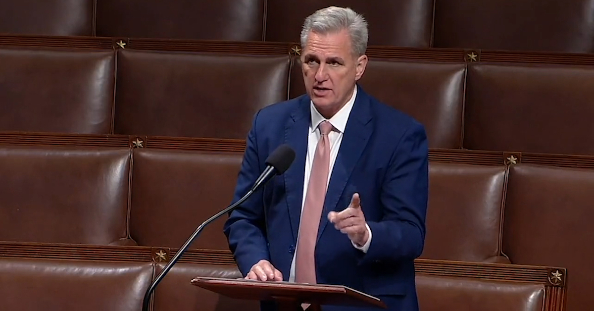 Kevin McCarthy Says Pelosi Is 'Jeopardizing Lives' by Delaying Supreme Court Security Expansion
