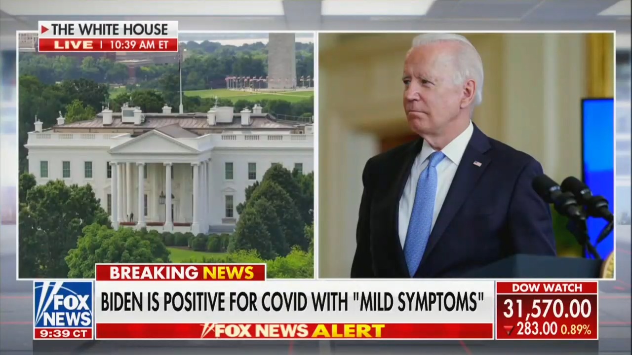 After Biden Tests Positive For Covid, Fox News Repeatedly Emphasizes One Thing: Vaccines Work