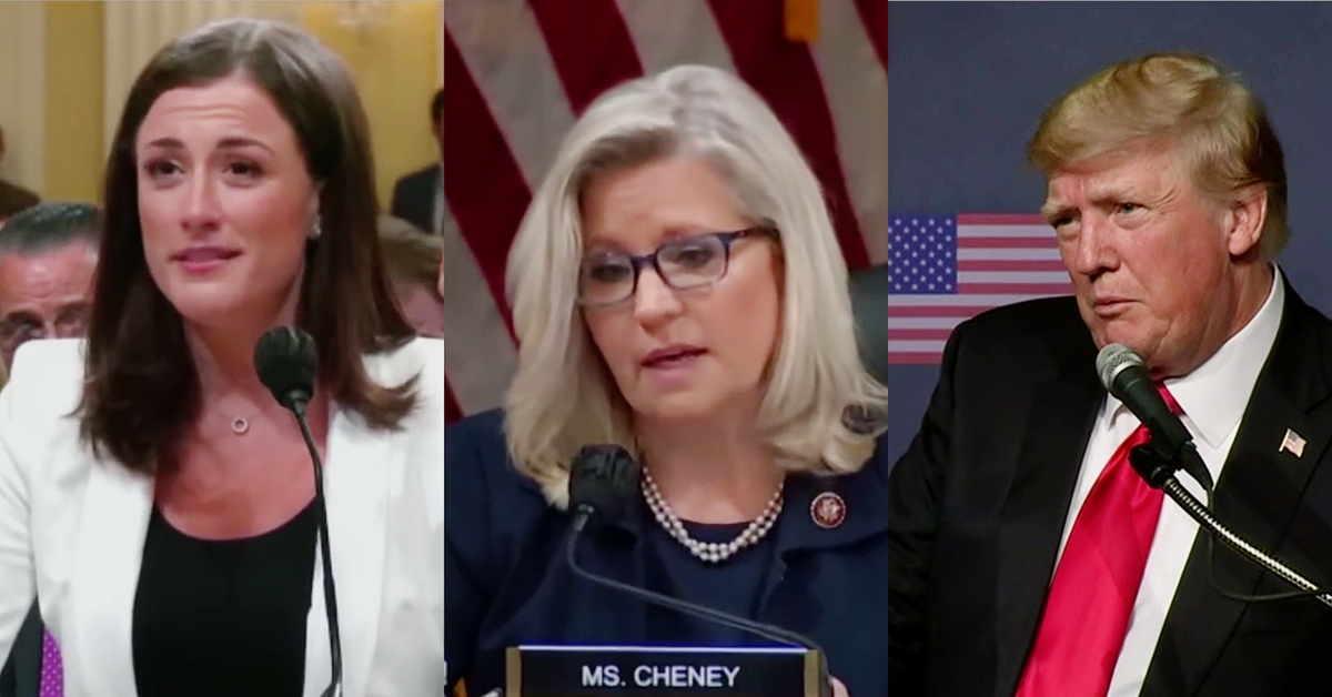 NEW POLL: Cassidy Hutchinson’s Favorability Clobbers Trump and Liz Cheney – And Every Other Jan. 6 Figure