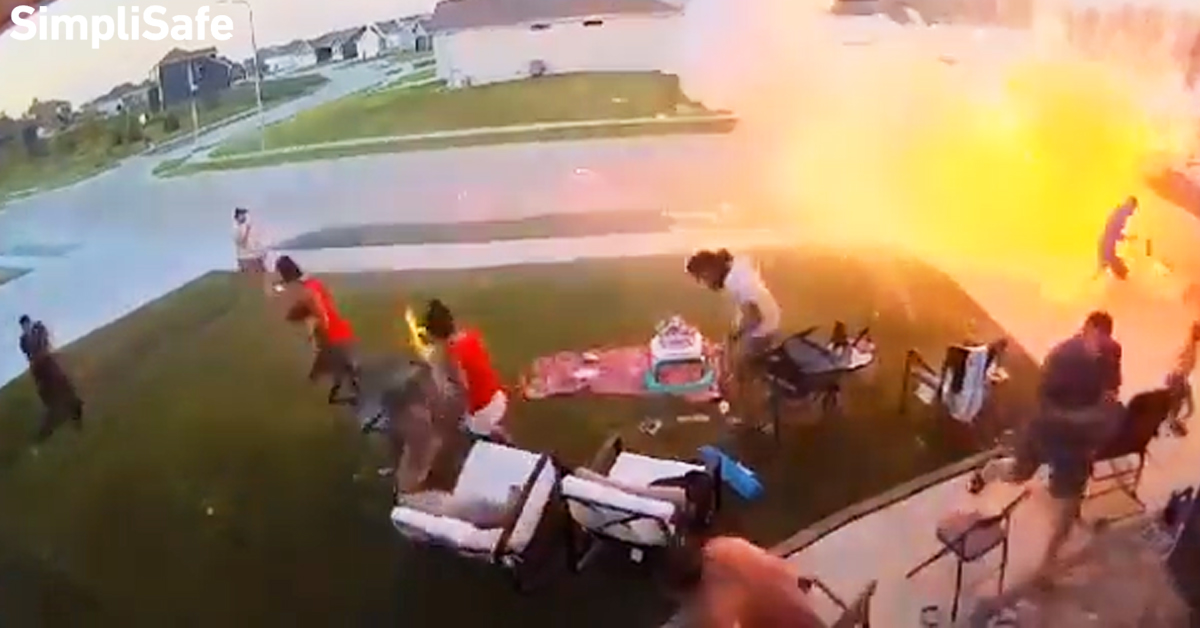 Family Fireworks Fourth of July