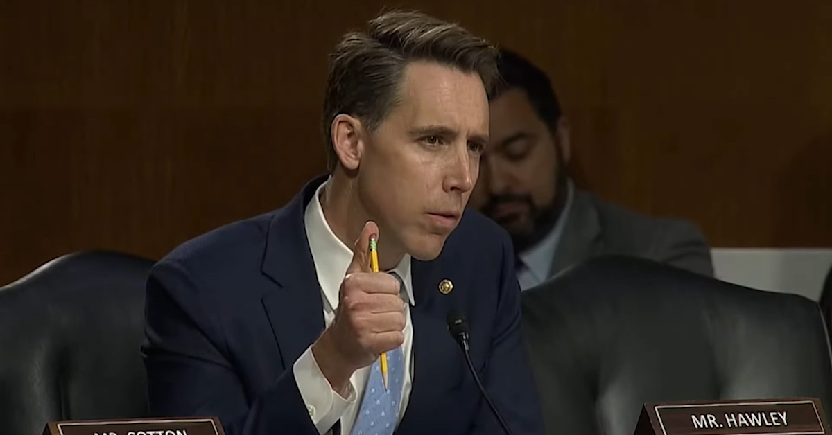 Josh Hawley Called 'Transphobic' In Testy Hearing Exchange
