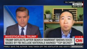 CNN’s Jim Acosta Corners Andrew Yang Over His Tweets About Mar-a-Lago Raid