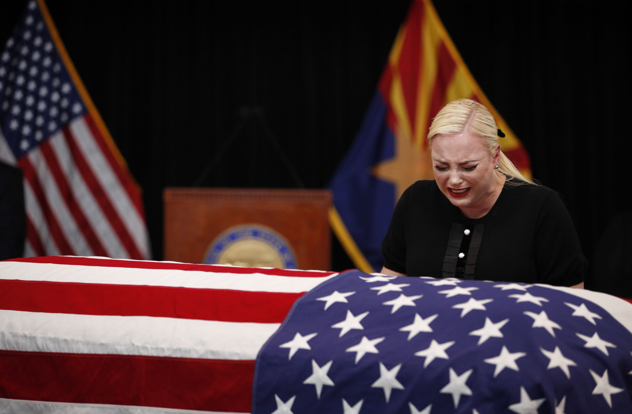 Libertarian Party of New Hampshire Slammed for Ghoulishly Mocking Meghan McCain Grieving: ‘What the Actual F**’ (mediaite.com)