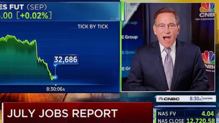 'It is a WHOPPER!' CNBC's Rick Santelli Gushes Over July Jobs Report - That Doubled Expectations